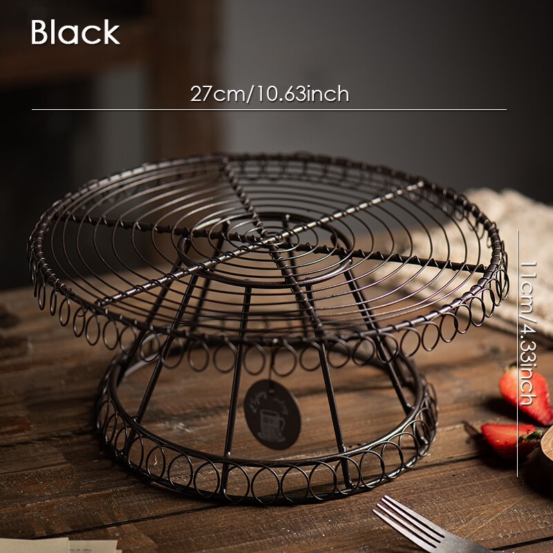 Round Iron Cake Stand